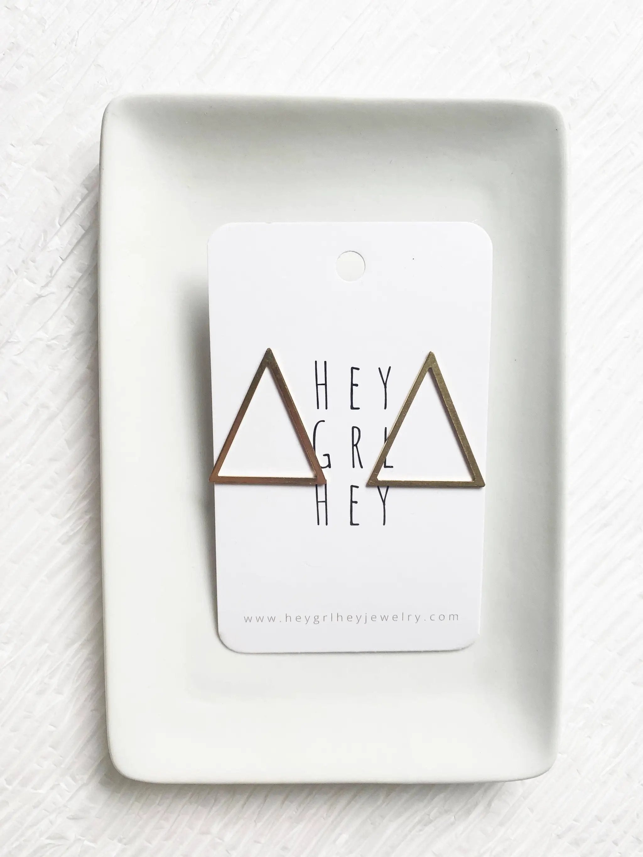 Hey Grl Hey Jewelry The Trine Earrings - Earrings