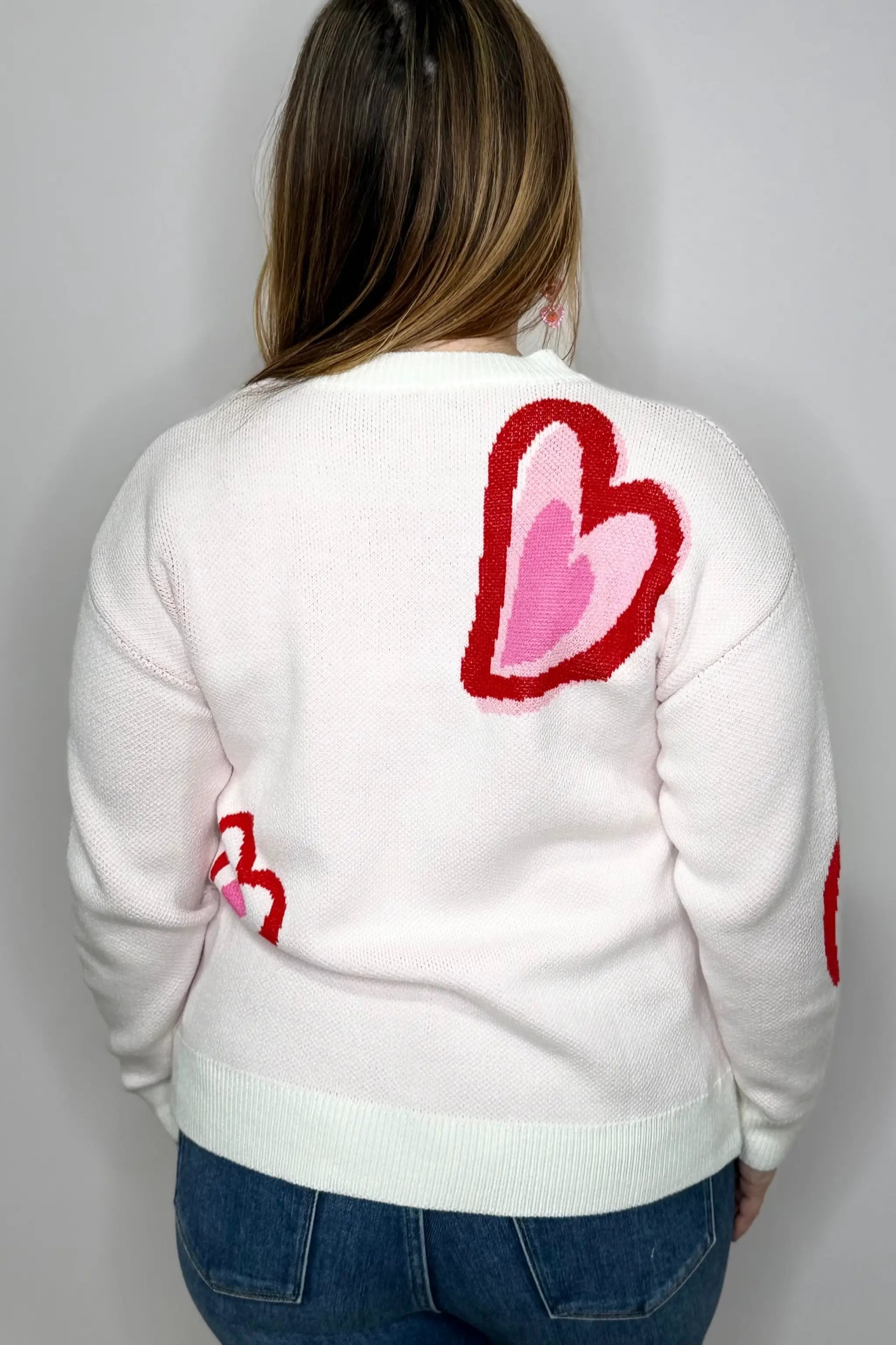 NINEXIS Heartbreaker Valentine Sweater - Sweaters Top