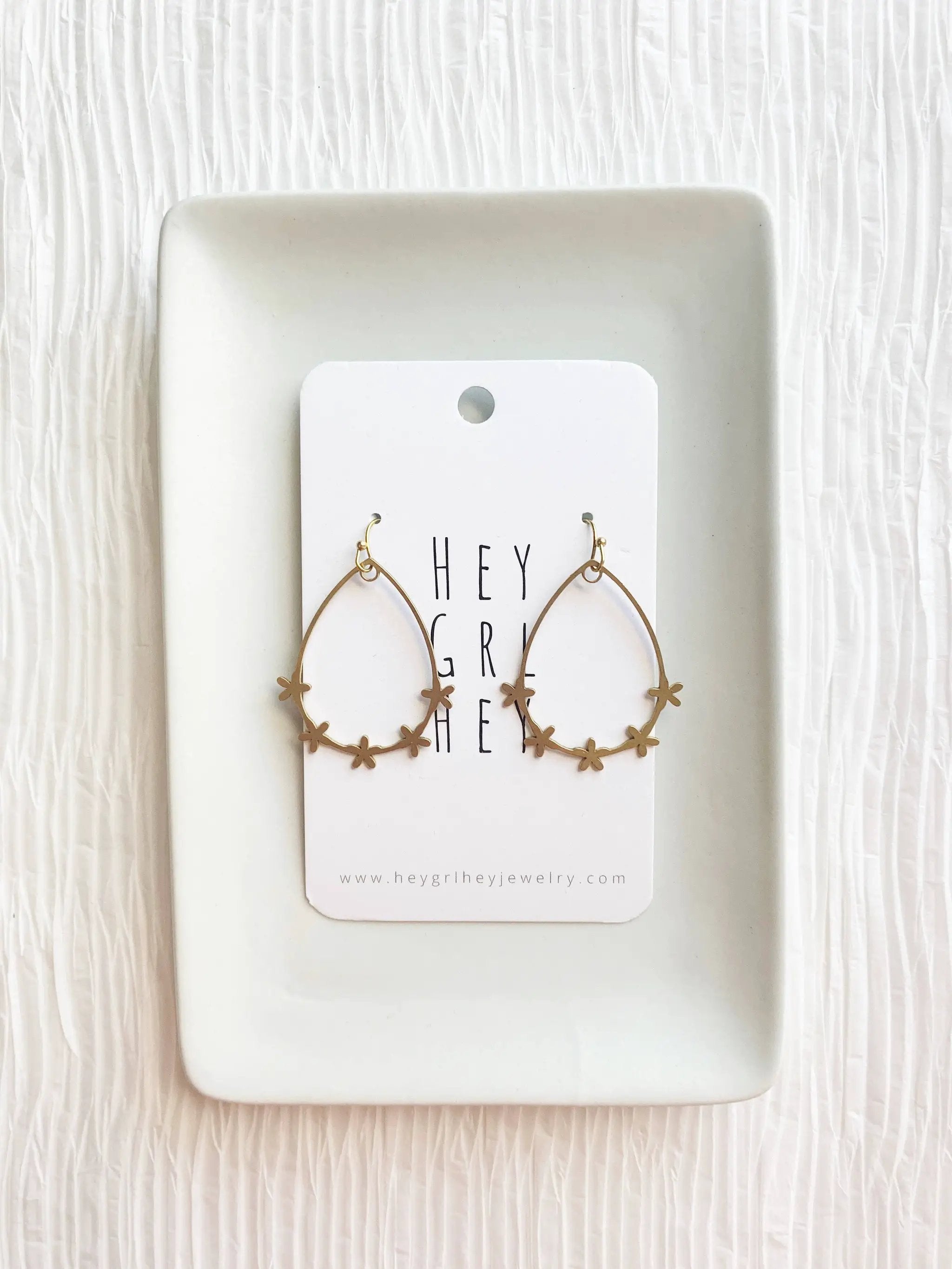 Hey Grl Hey Jewelry The Joan Earrings - Earrings