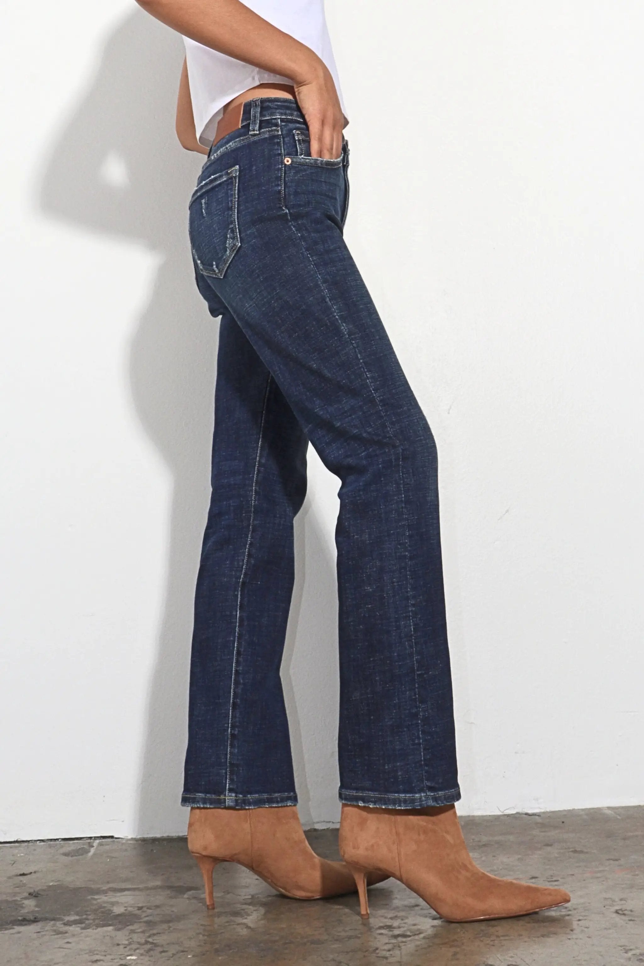 ARTEMIS VINTAGE Artemis Vintage Tummy Control High Rise Stretch Straight Jean - Jeans