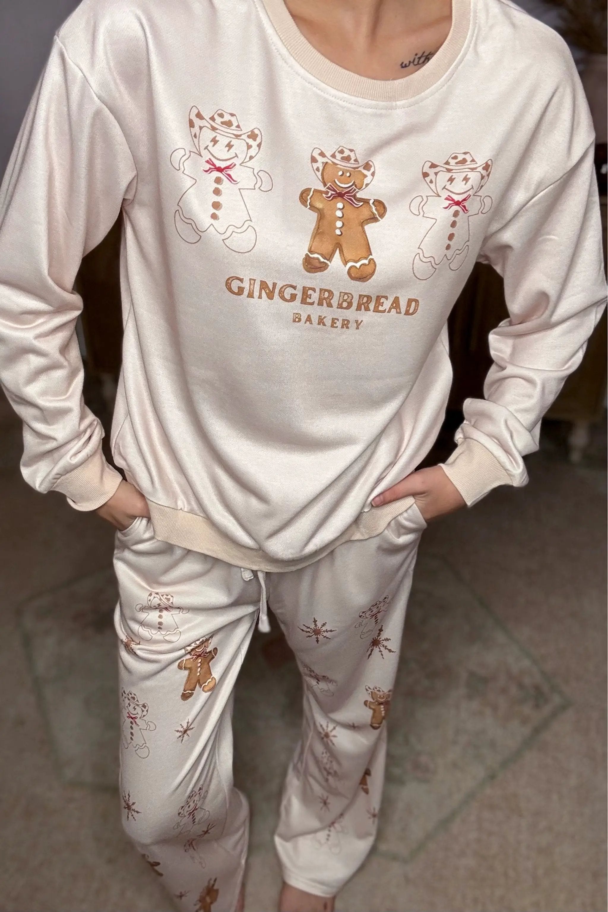 Grateful Threads Boutique Gingerbread Bakery Lounge Set - Outfit Sets