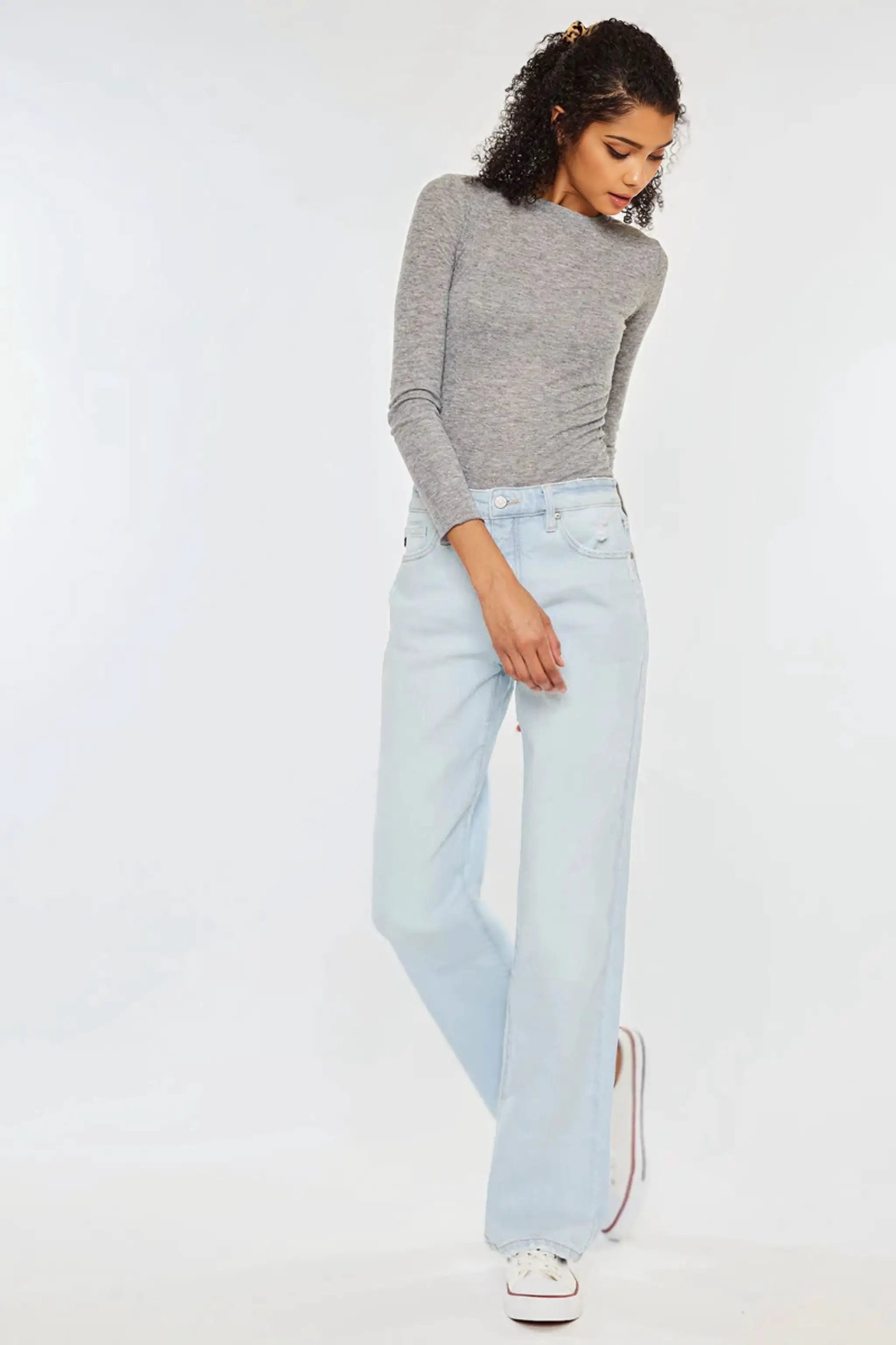 KanCan KanCan Muffy Mid Rise Boyfriend Baggy Jeans - Jeans
