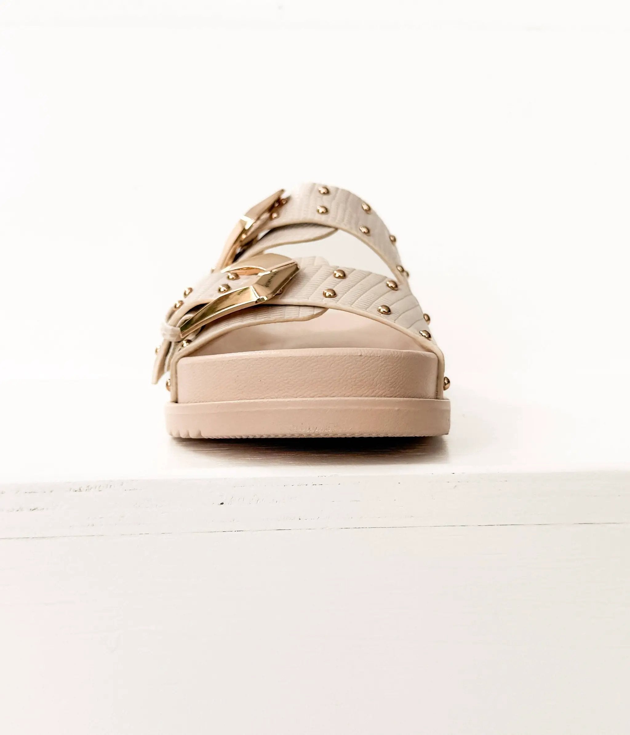 Naughty Monkey The Marigold Sandals: Cream - Sandals