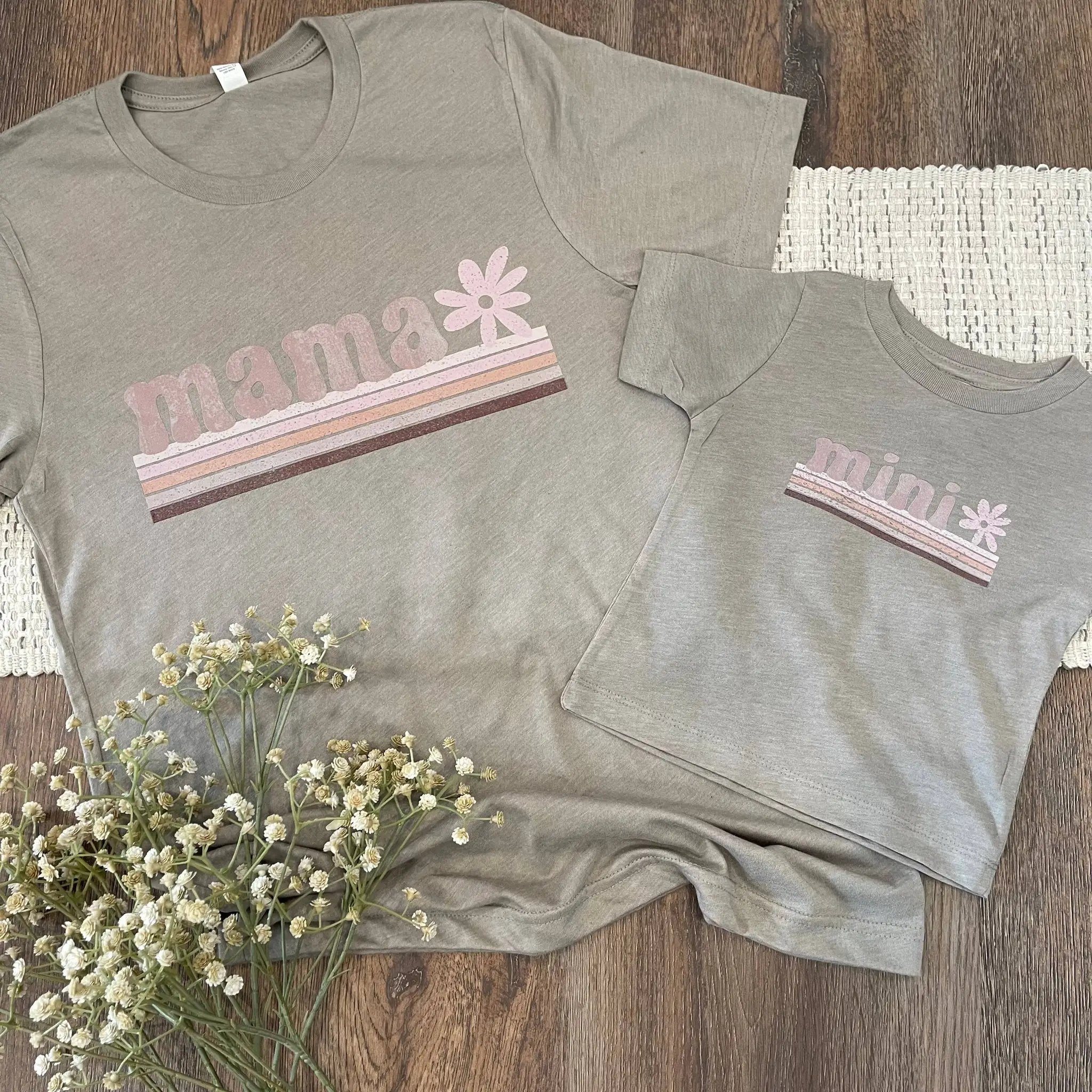 Kiki's Boutique Retro Matching Mama/Mini Tee - Mama - T-Shirts