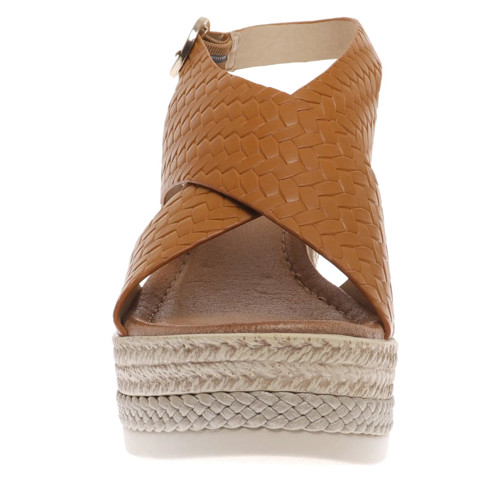 Pierre Dumas The Passion Wedge by Pierre Dumas ￼ - Heels Brown wedge sandals
