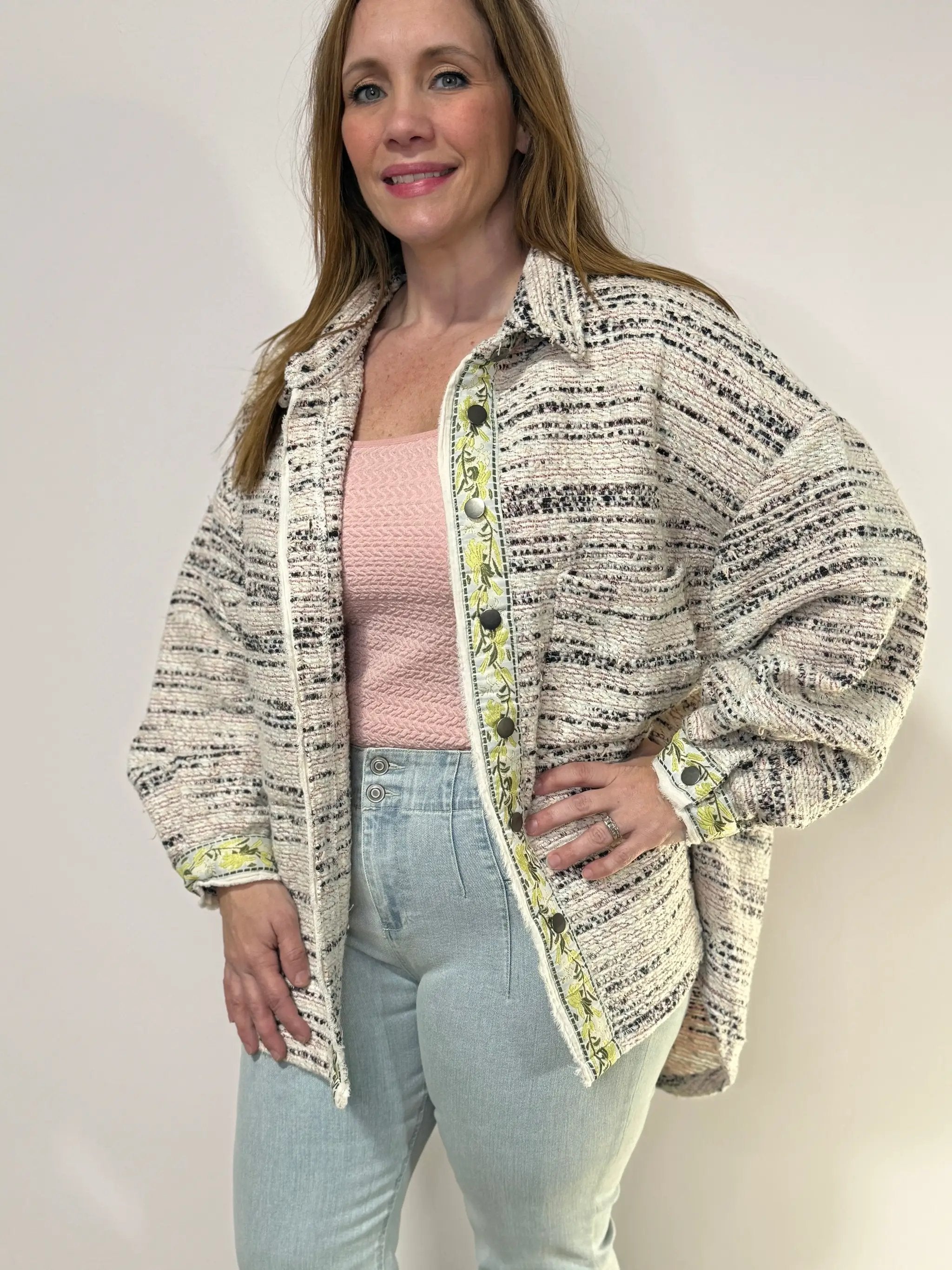 POL POL Tweed Jacket - Coats & Jackets