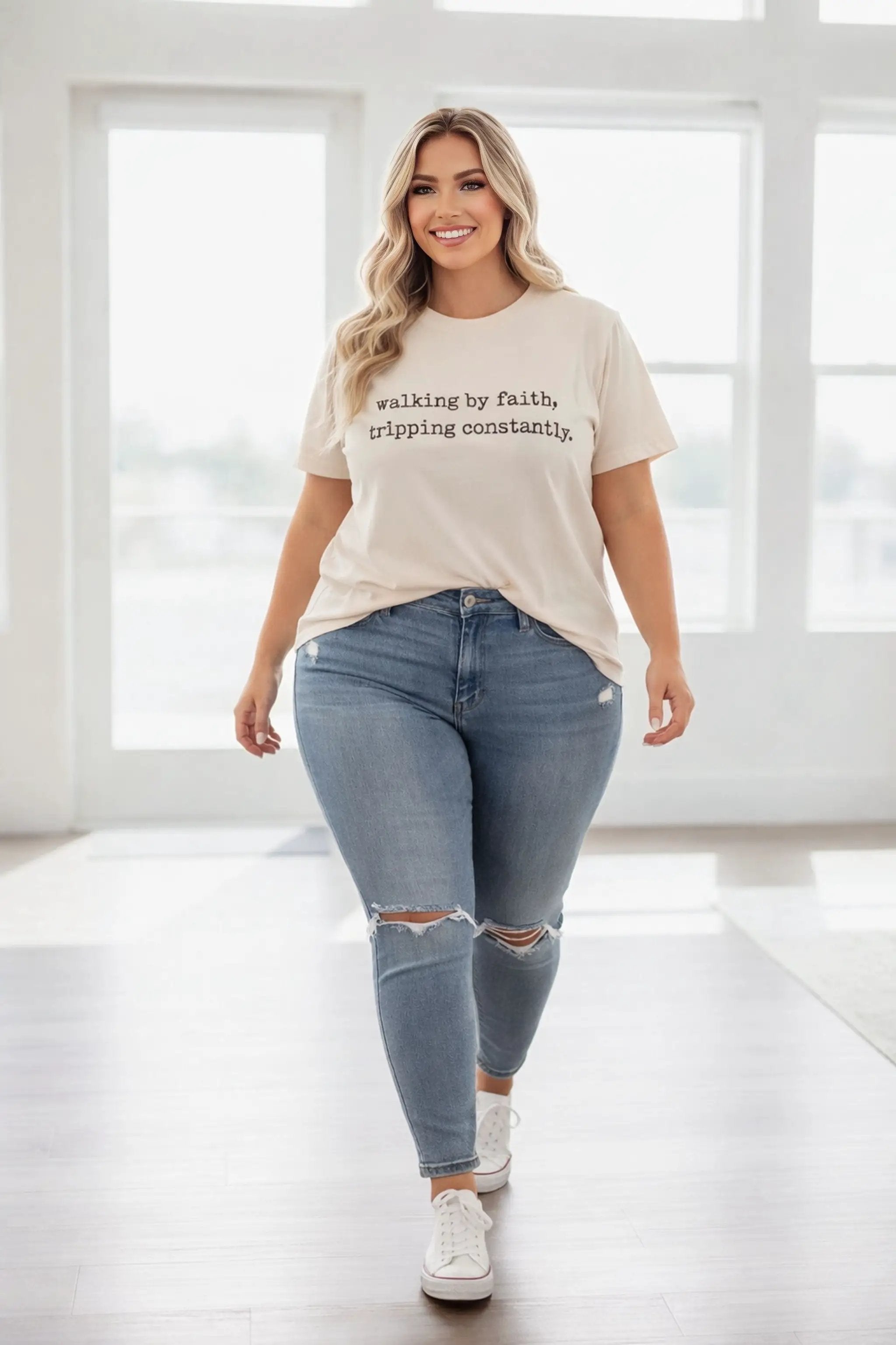 Willow Poppy The Faithful Steps Graphic Tee - T-Shirts