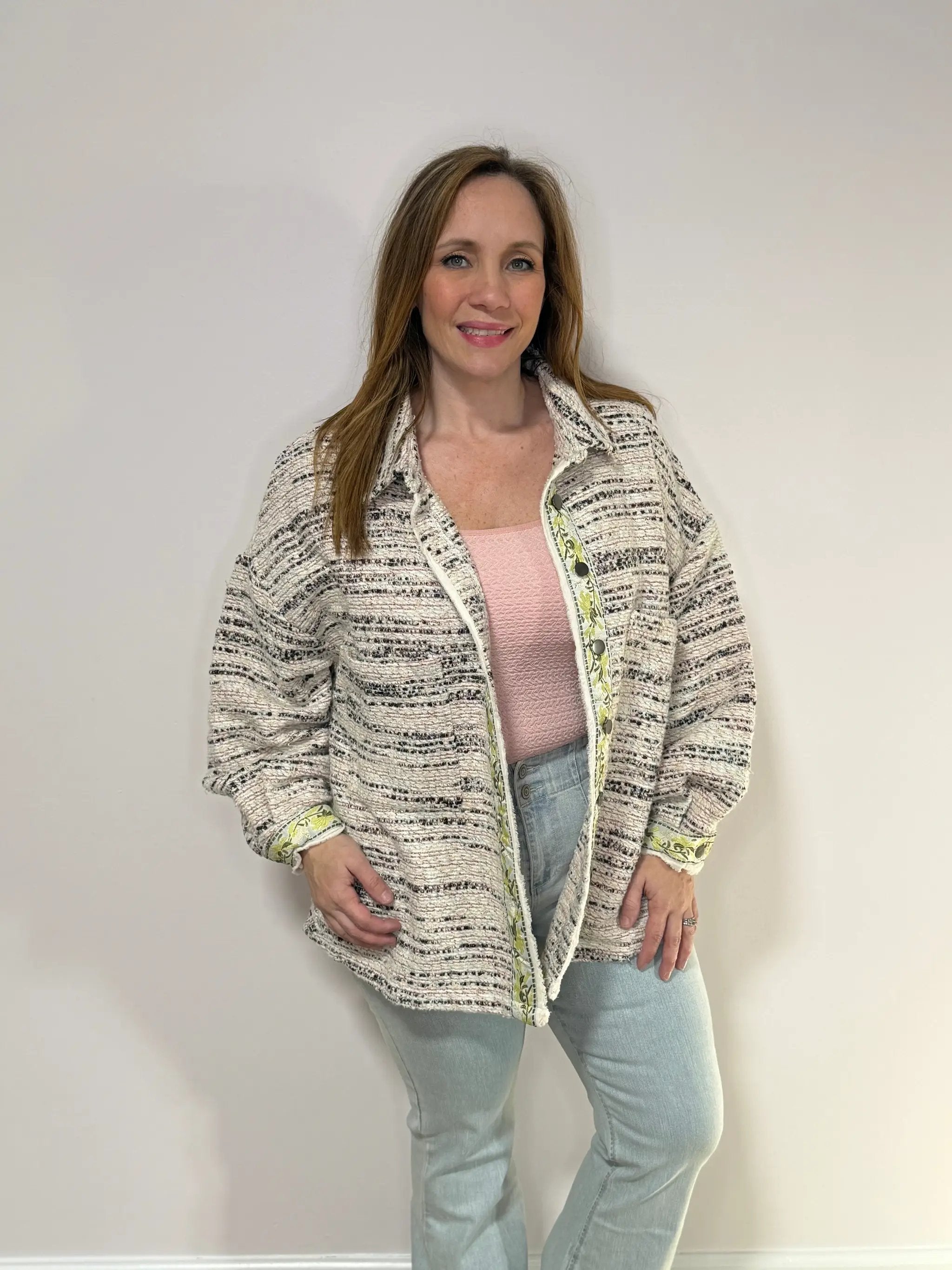 POL POL Tweed Jacket - Coats & Jackets