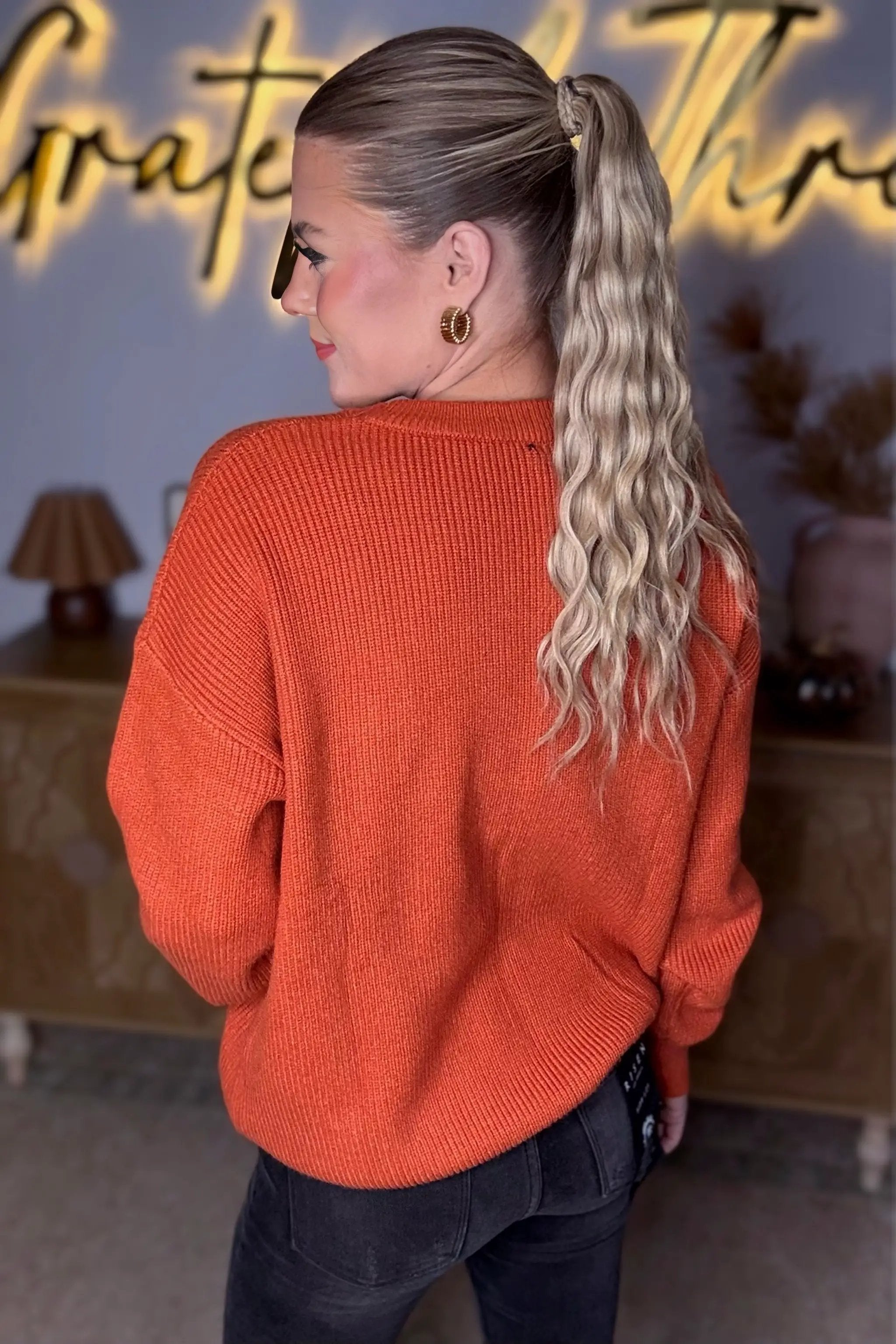 Grateful Threads Boutique Hey There, Pumpkin Sweater - Sweaters
