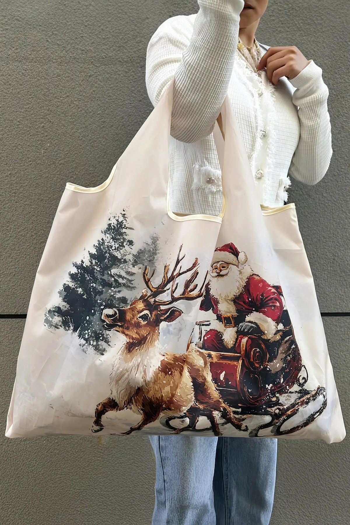The Riley Shoulder Bag - White — view 2