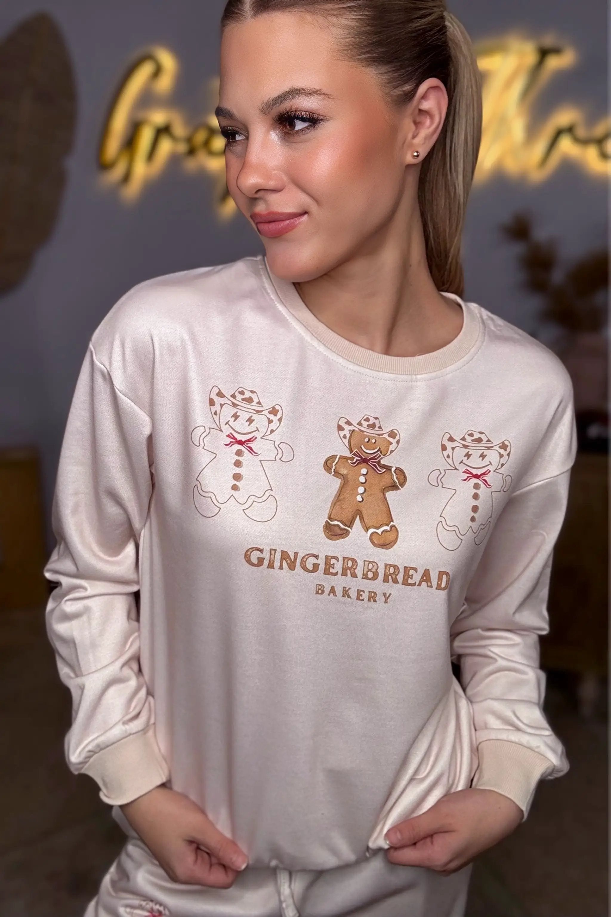 Grateful Threads Boutique Gingerbread Bakery Lounge Set - Outfit Sets