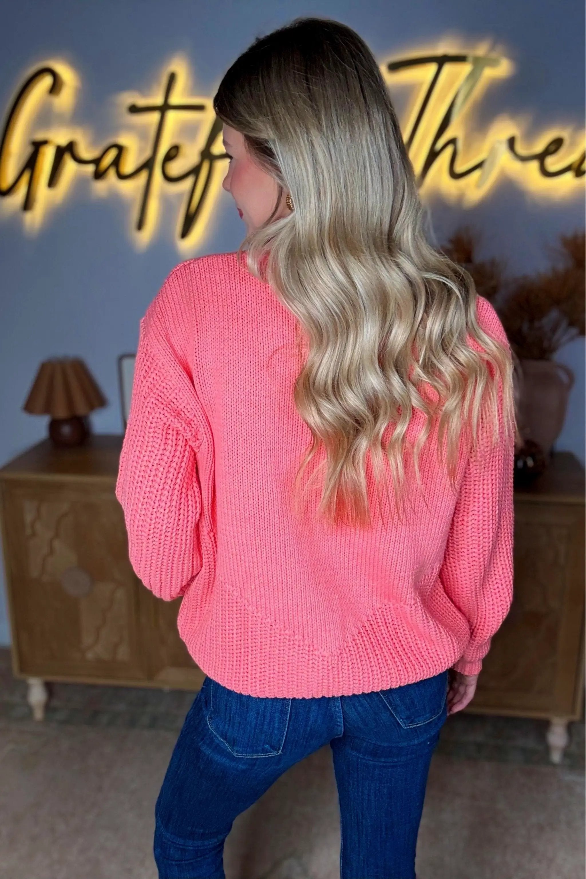 Grateful Threads Boutique Pumpkin Patch Blossom Sweater - Sweaters Blossom Pumpkin Embroidered Thanksgiving Sweater