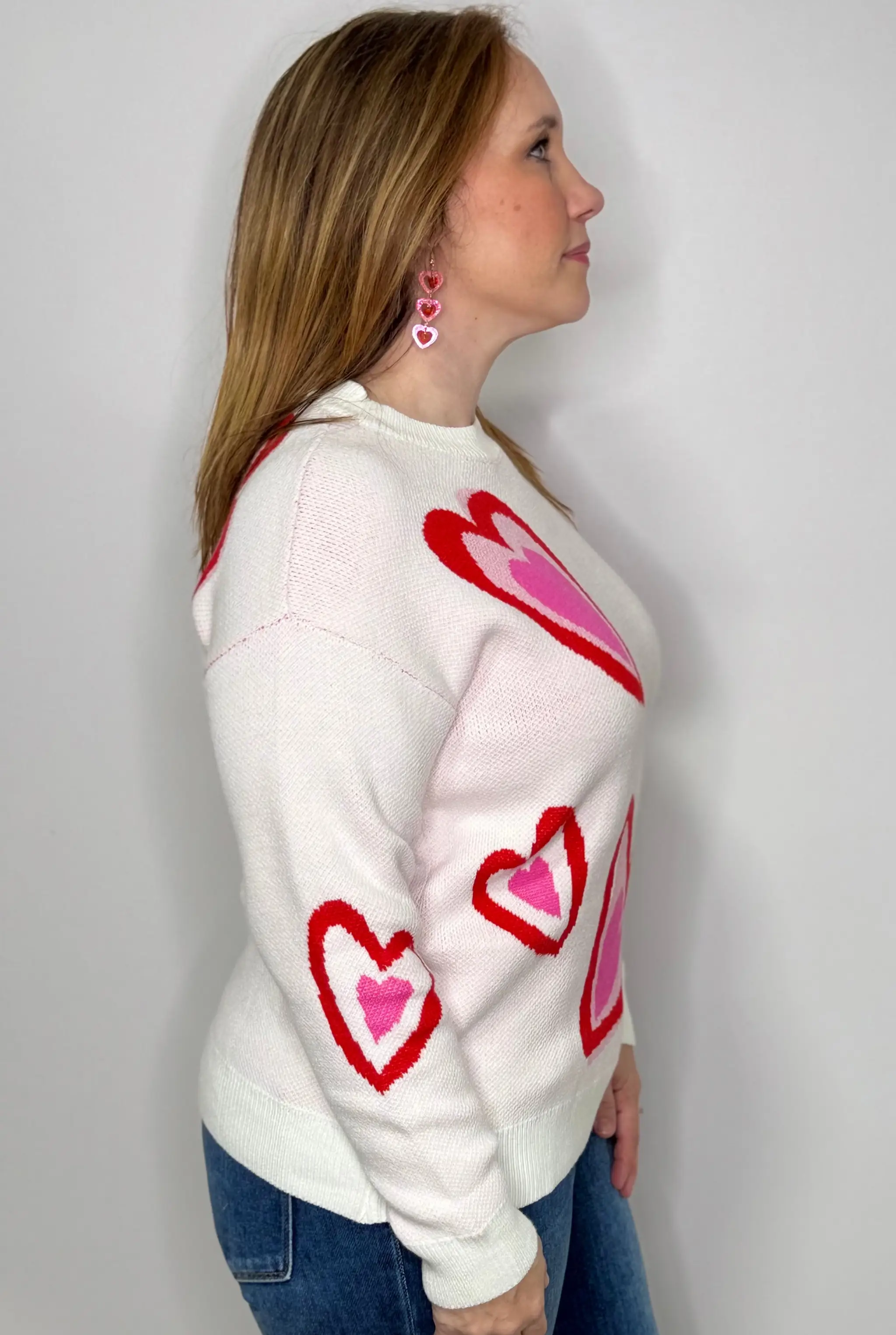 NINEXIS Heartbreaker Valentine Sweater - Sweaters Top