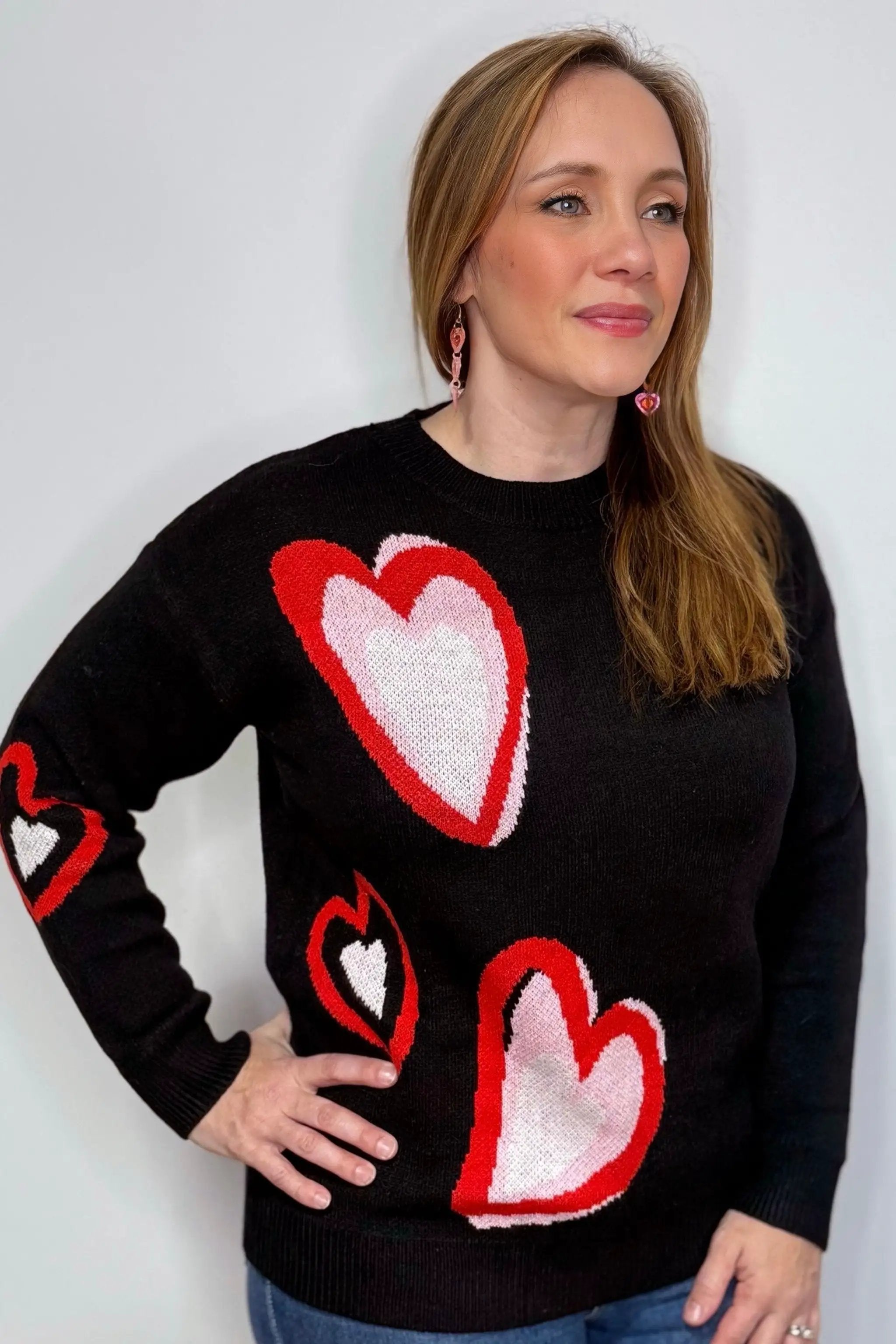 NINEXIS Heartbreaker Valentine Sweater - Sweaters Top