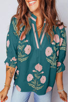 The Thea Blouse - Green — main photo