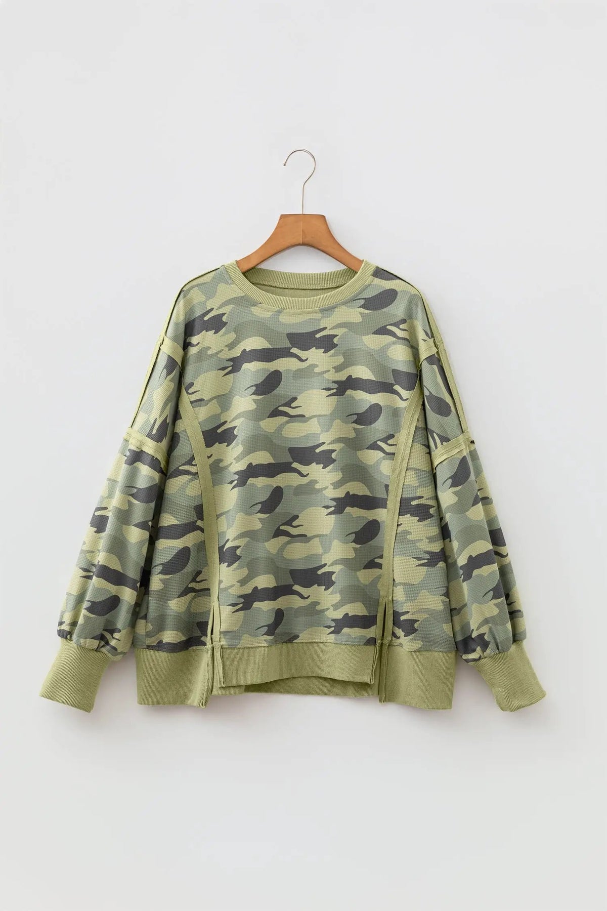 The Bexley Long Sleeve Top - Green — main photo