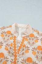 The Bristol Blouse - Orange — view 7
