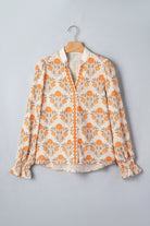 The Bristol Blouse - Orange — view 6
