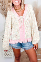The Lydia Blouse - Beige — main photo