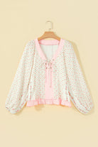 The Lydia Blouse - Beige — view 4