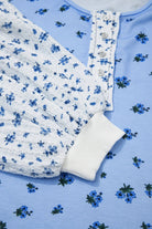 The Kara Long Sleeve Top - Sky Blue — view 6