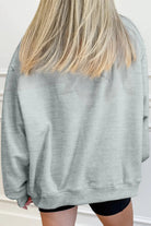 The Nina Graphic Sweatshirt - Gray — view 3