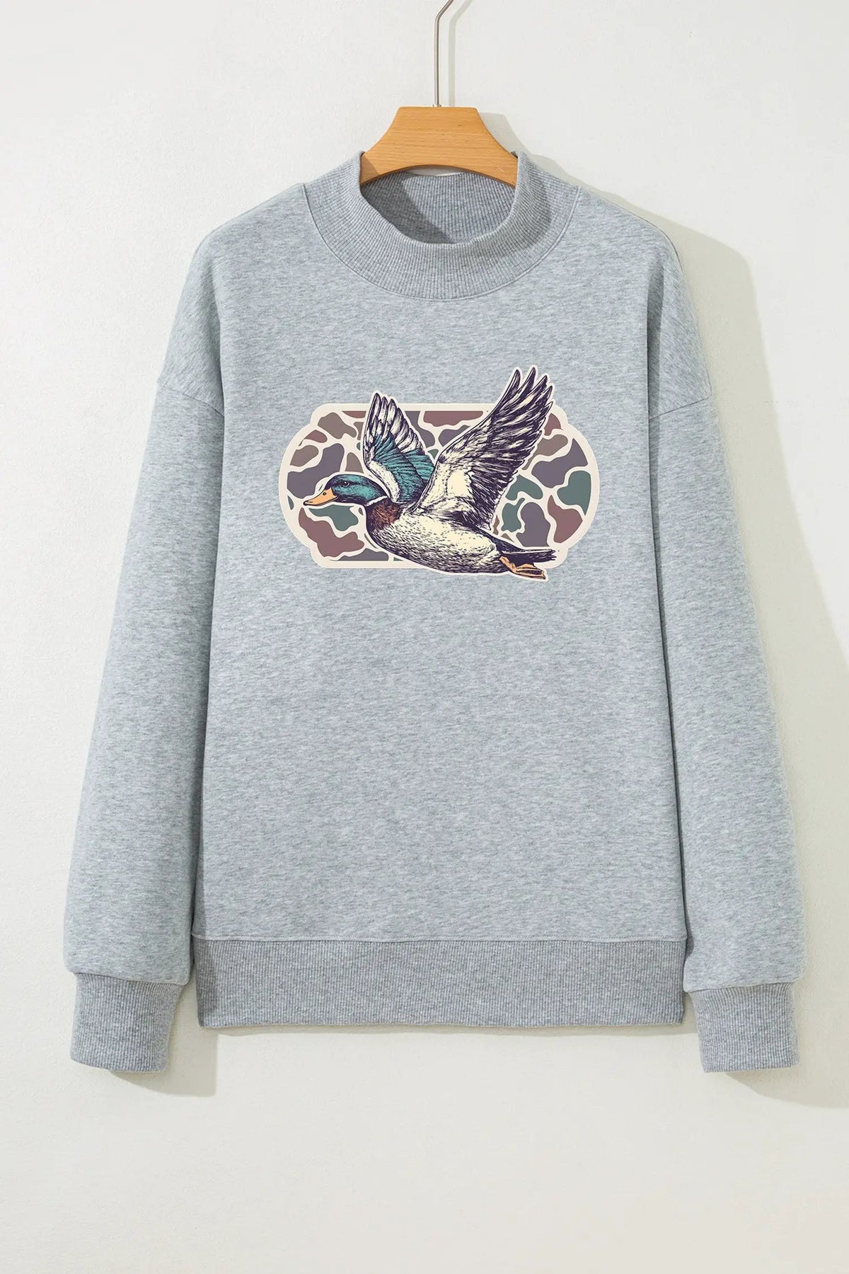 The Nina Graphic Sweatshirt - Gray — view 6