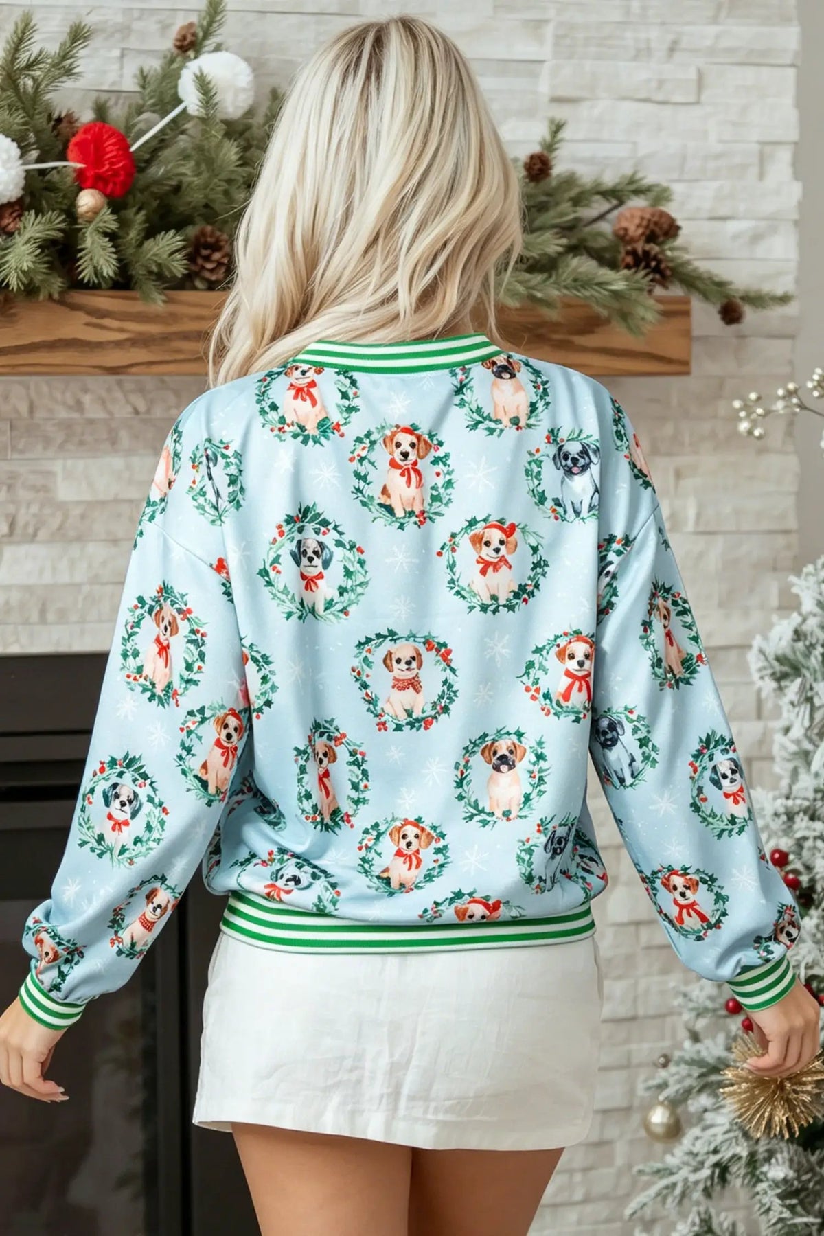 The Roxie Sweatshirt - Sky Blue — view 4