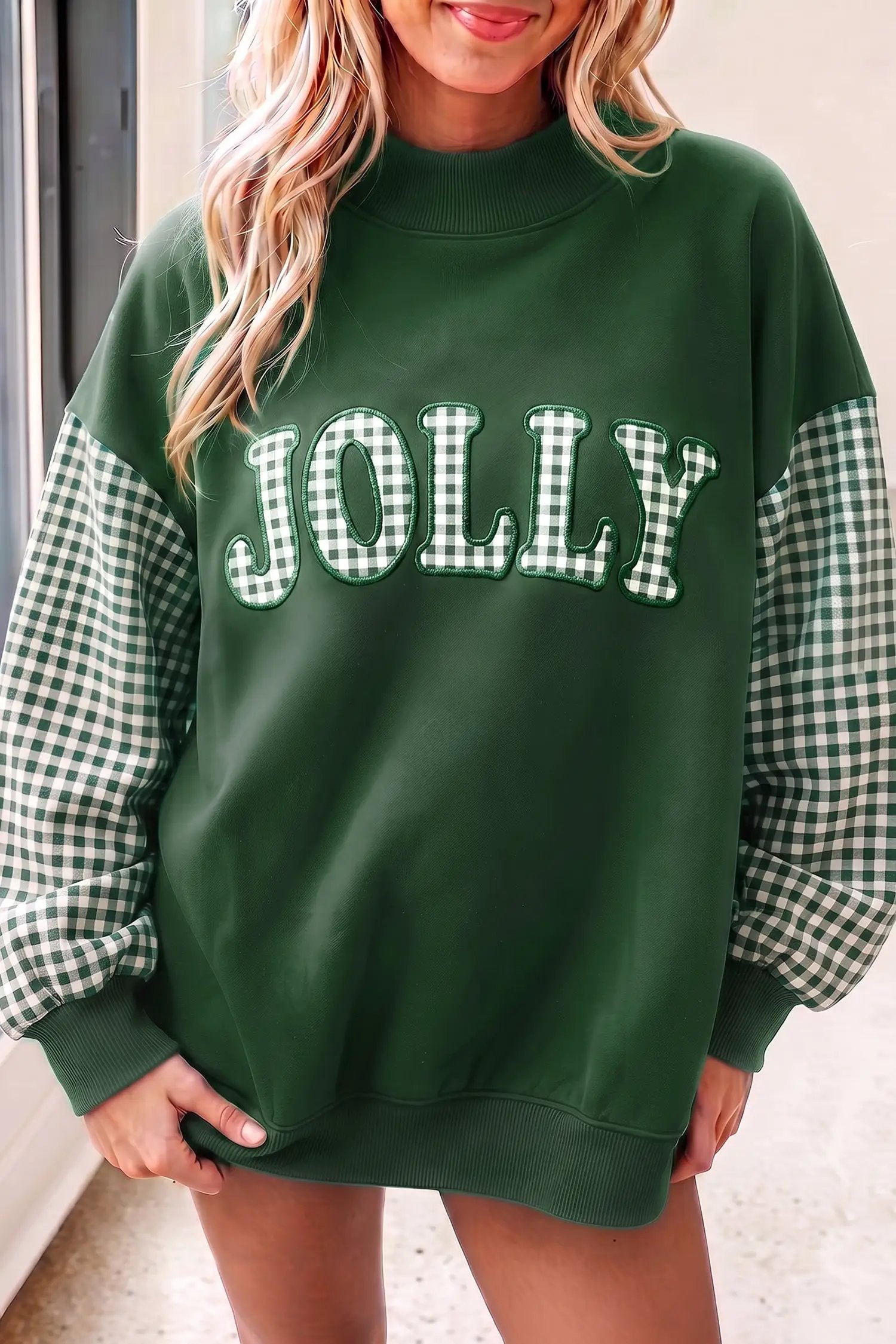 The Gemma Sweatshirt - Evergreen — main photo
