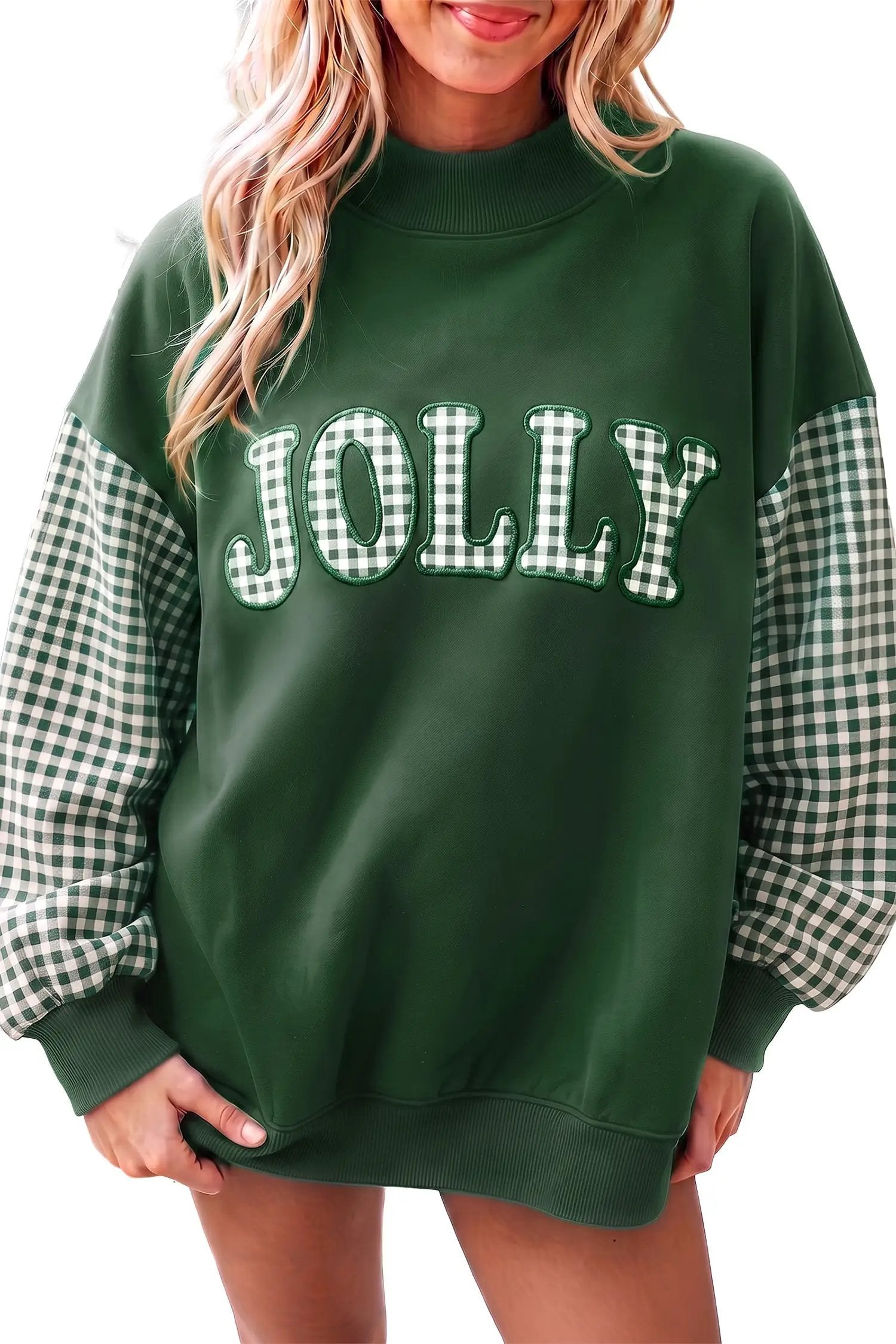 The Gemma Sweatshirt - Evergreen — view 2