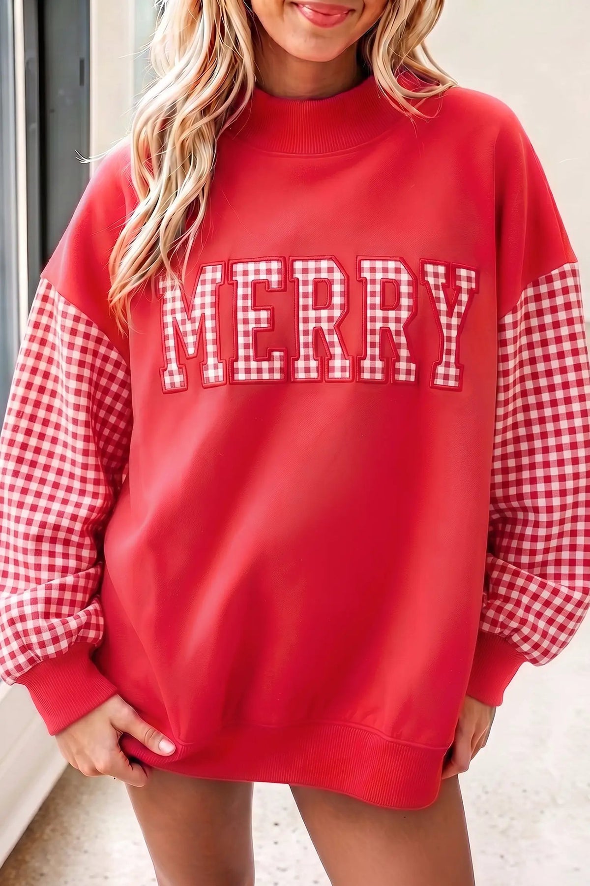 The Tilly Sweatshirt - Fiery Red — main photo