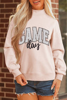 The Mika Graphic Sweatshirt - Apricot Pink — view 4