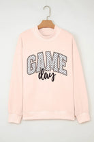 The Mika Graphic Sweatshirt - Apricot Pink — view 6