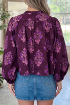 The Summer Blouse - Purple — view 2