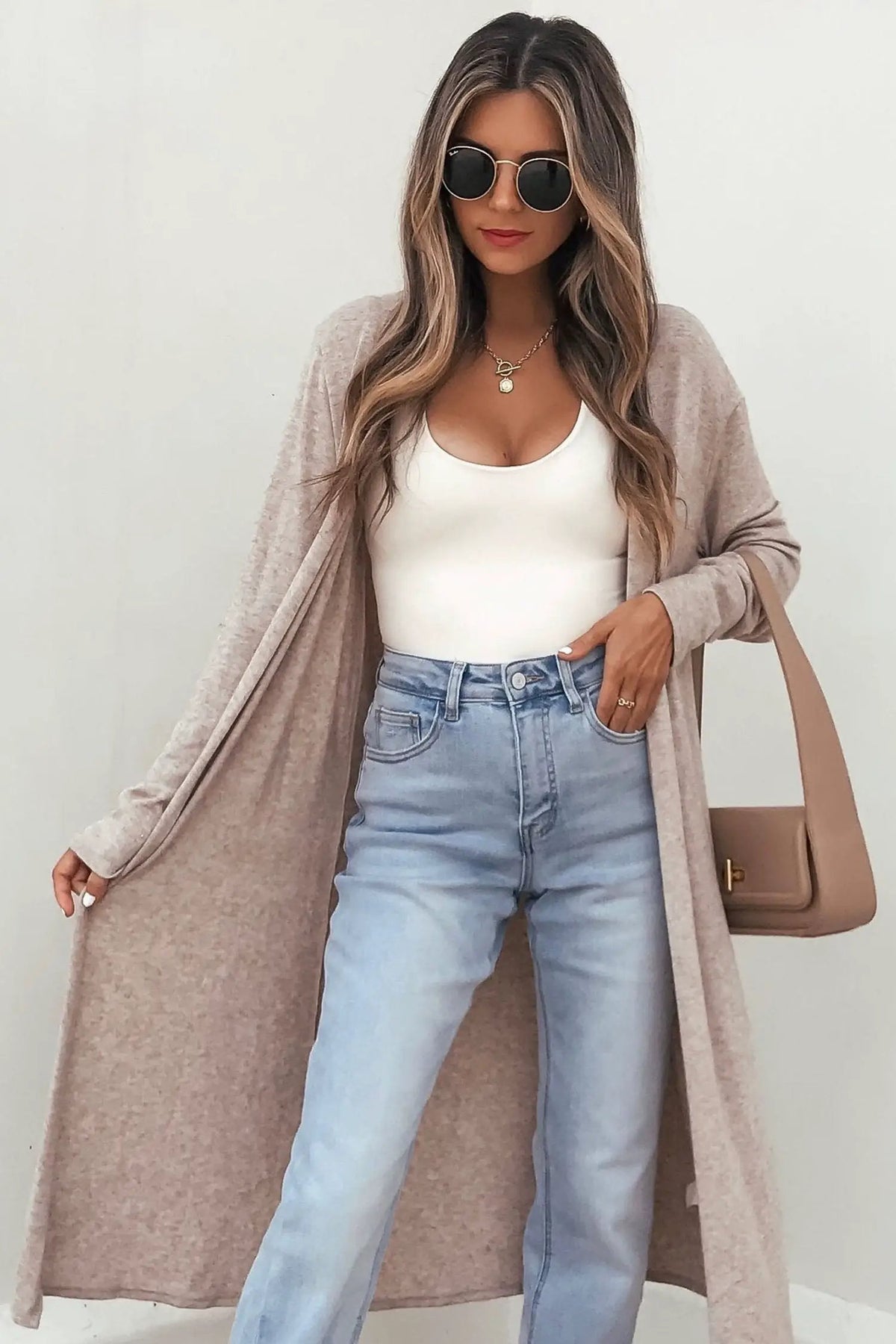 The Serena Cardigan - Parchment — view 3
