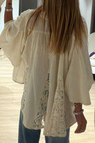 The Faye Blouse - Oatmeal — view 2