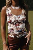The Olive Tank Top - Brown — main photo