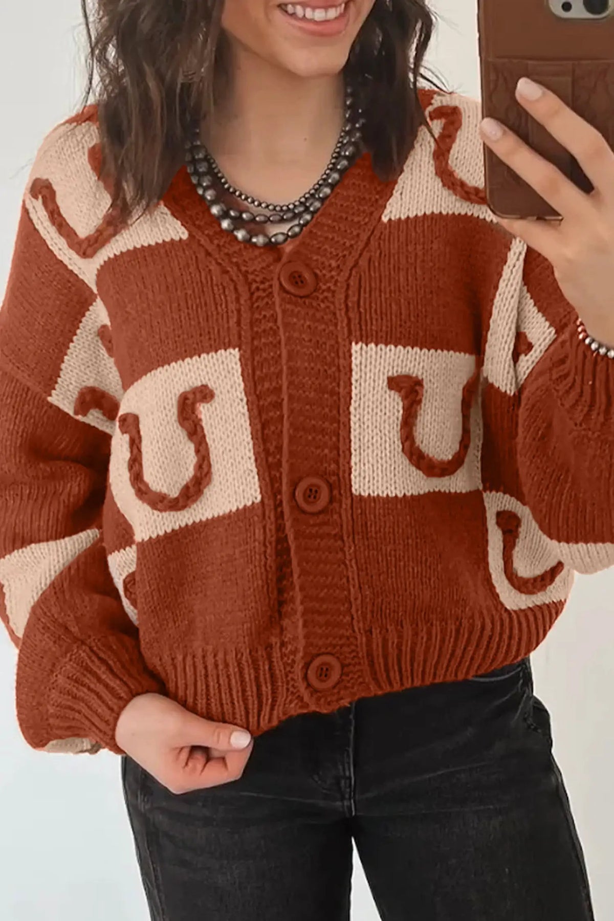 The Leighton Cardigan - Brown — main photo
