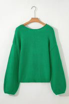 The Belle Sweater - Bright Green — view 2