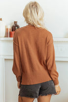 The Monroe Sweater - Brown — view 6
