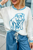The Delia Sweater - Light Blue — main photo