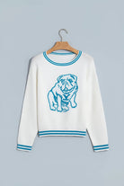 The Delia Sweater - Light Blue — view 3