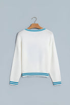 The Delia Sweater - Light Blue — view 4