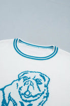 The Delia Sweater - Light Blue — view 5