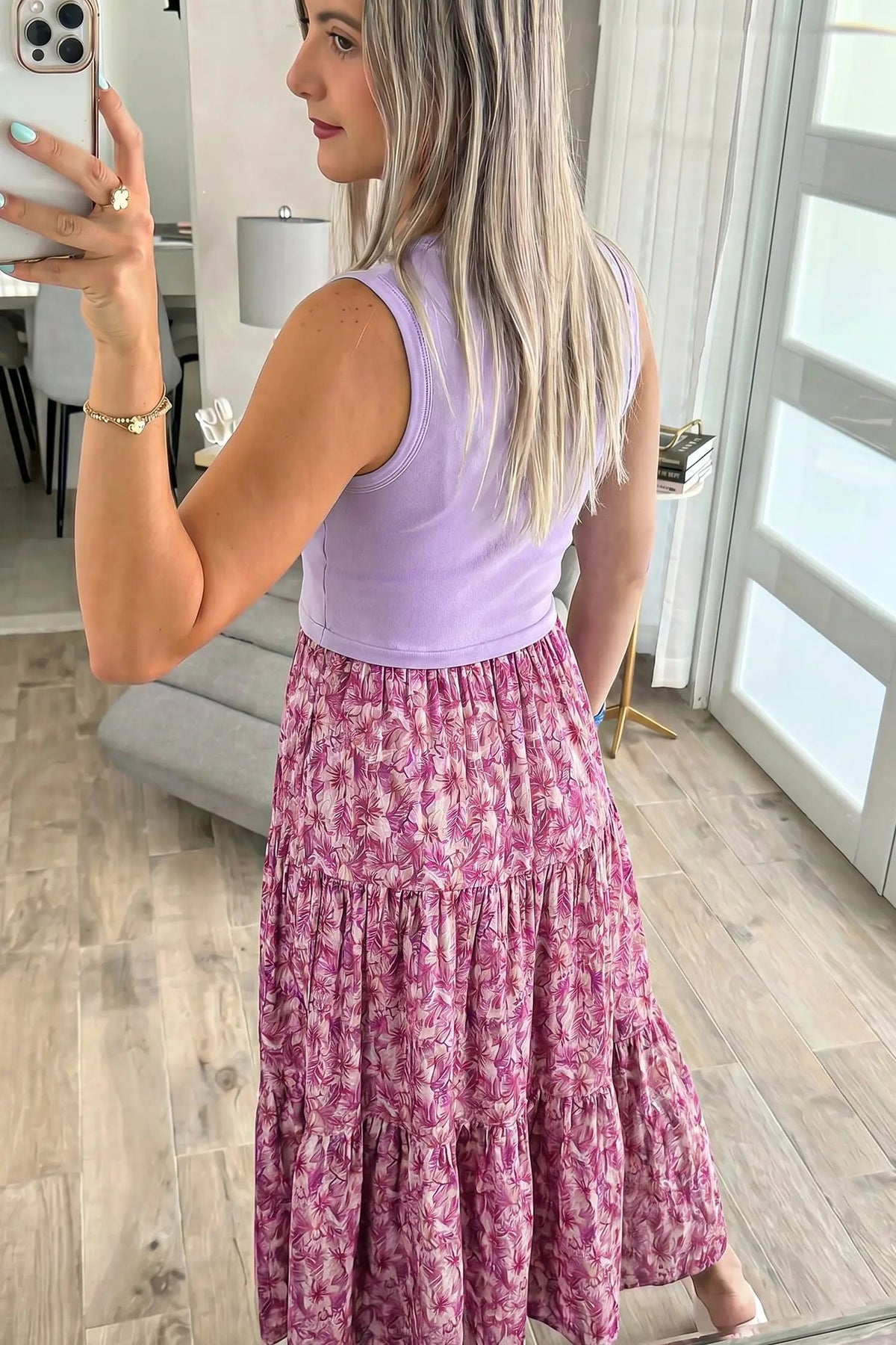 The Zoe Maxi Dress - Purple — view 2