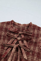 The Raven Midi Dress - Red — view 6