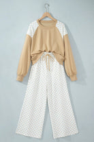 The Makenna Pant Set - Khaki — main photo