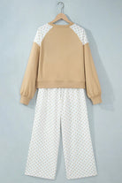 The Makenna Pant Set - Khaki — view 2