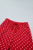 The Finley Pant Set - Red — view 5