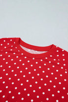 The Finley Pant Set - Red — view 4